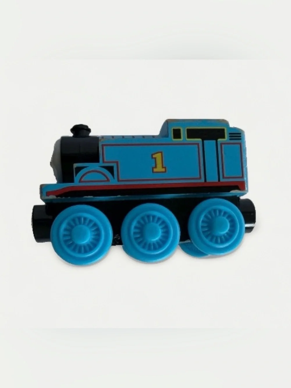 Thomas & Friends Wood Engine GGG29 Blue Tank Train 1 Wooden Railway Mattel Toy